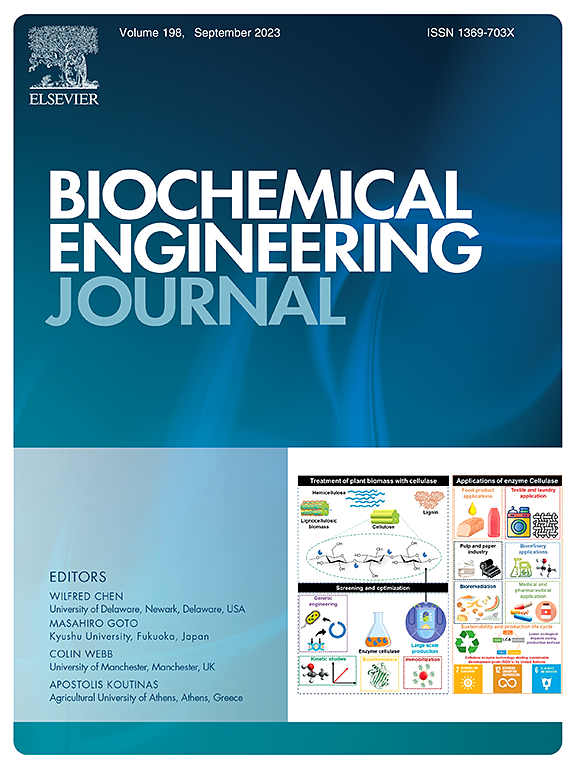 Go to journal home page - Biochemical Engineering Journal